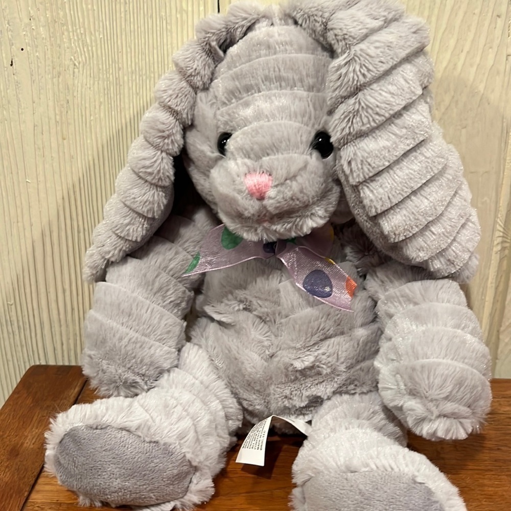 𝅺gray Bunny Rabbit Jellybean Chenille